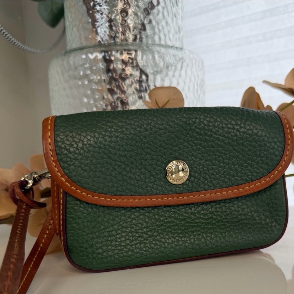 Vintage Dooney And Bourke Florentine Satchel With Bonus D&B Wristlet/Pouch✨ - Picture 15 of 16